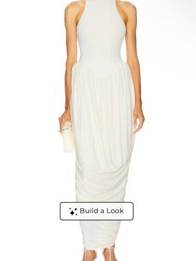 Helsa The Duchess Jersey Dress in Ivory